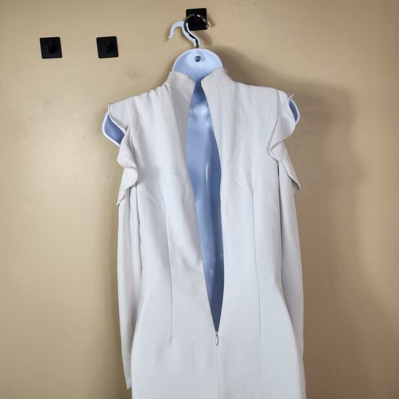 Wai Ming Women’s Dunn Dress Turtleneck Sheath Dress in Cream Size 0 - Picture 9 of 12